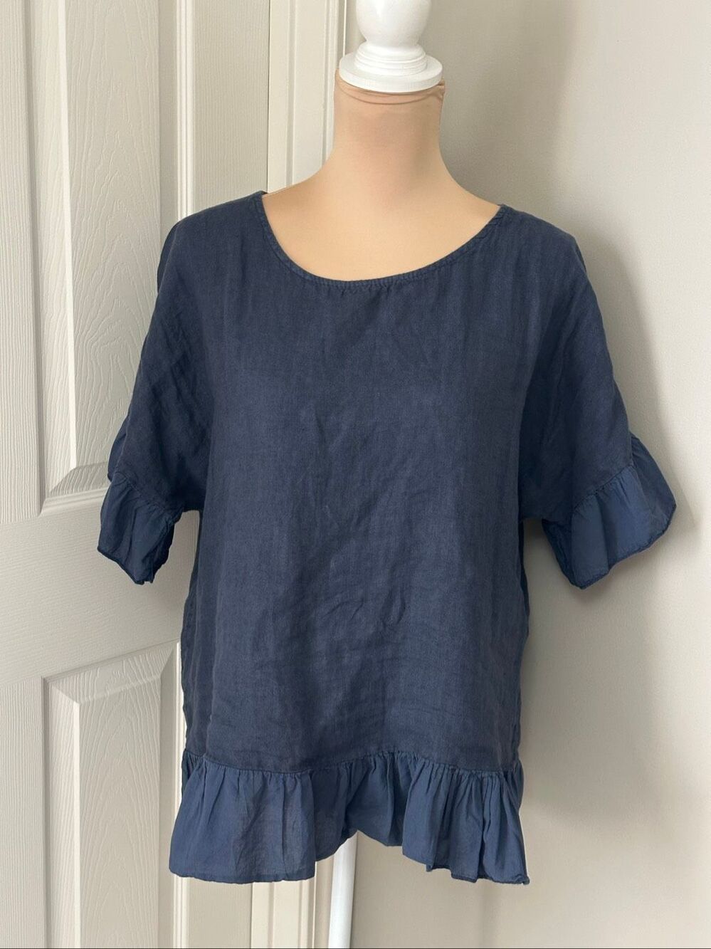 Terzo Millennio linen top